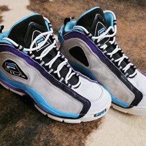 FILA Grant Hill 2 Charlotte Hornets 1bm0187-148 Basketball Shoes Teal